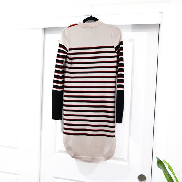 Veronica Beard Small Merino Wool Nautical Striped Sweater Dress - Picture 5 of 8